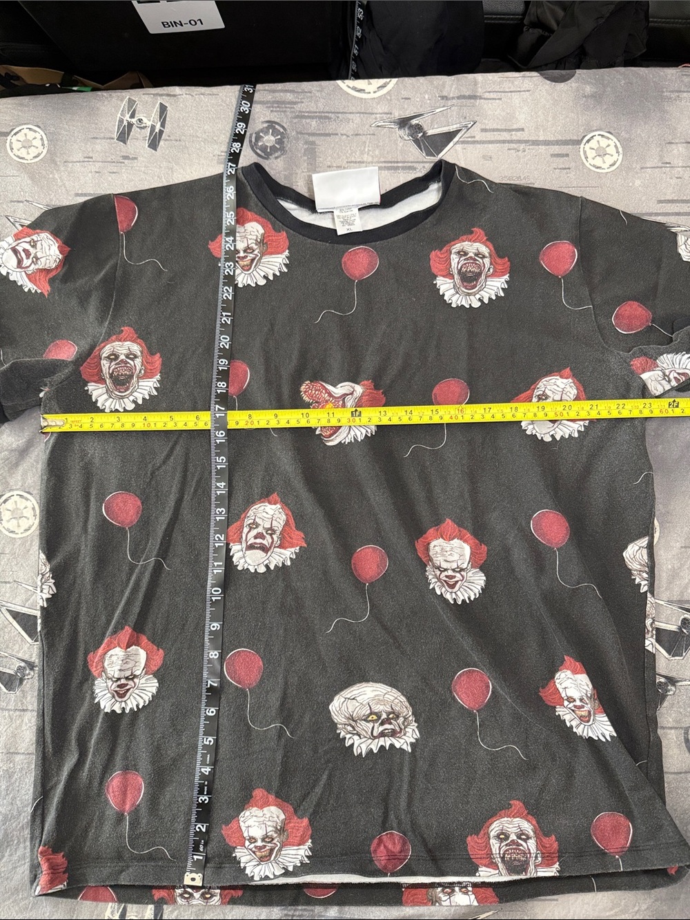 VIXEN BY MICHELINE PITT IT CHAPTER 2 PENNYWISE RINGER TEE SZ XL/XXL - Picture 4 of 5